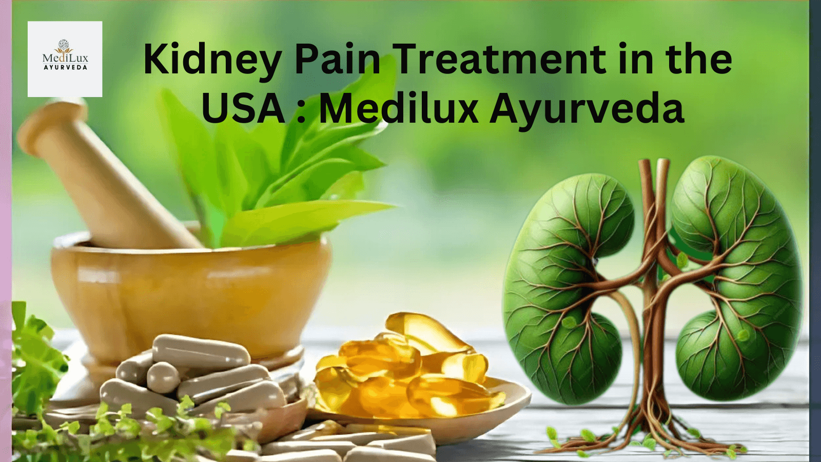 Kidney Pain Treatment in the USA : Medilux Ayurveda