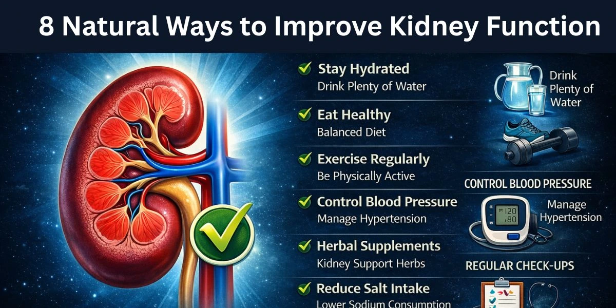 8 Natural Ways to Improve Kidney Function Safely