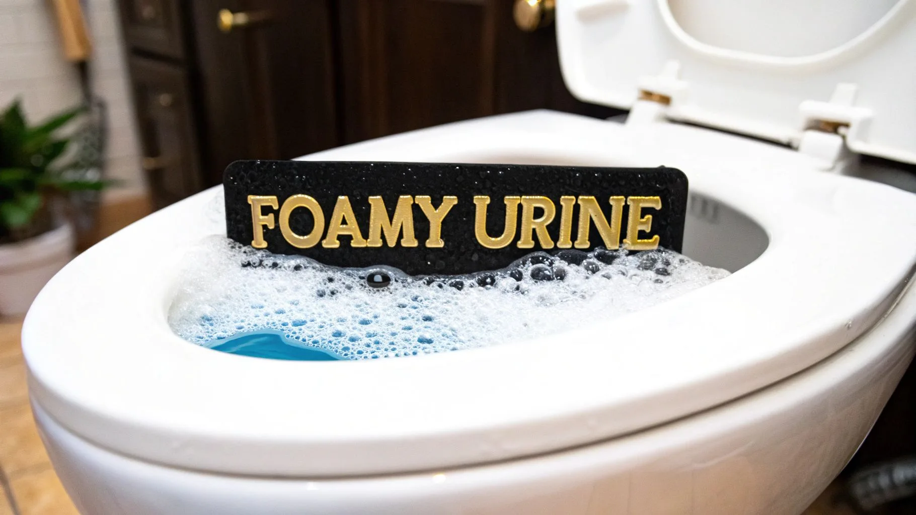 Urine Foamy Bubbly