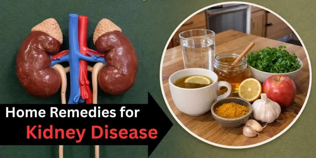 Natural home remedies for kidney disease including fresh vegetables and hydration