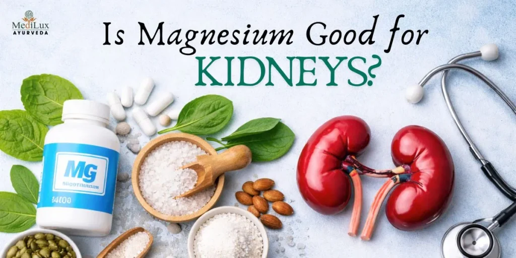Is Magnesium Good for Kidneys? Magnesium supplements and kidney health concept