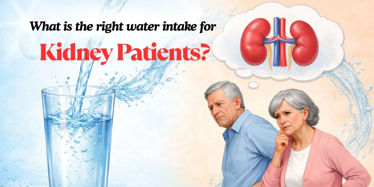water intake for kidney patients at different stages of CKD