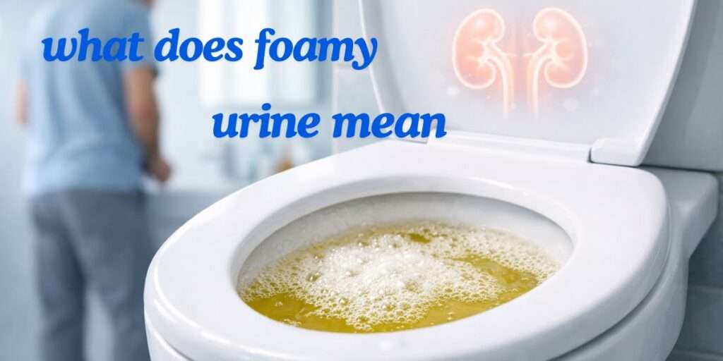 Does Foamy Urine Mean